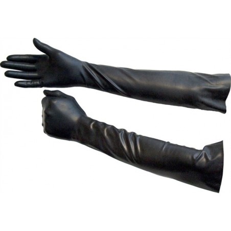 Longs gants latex black