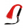 Petit martinet latex manche boules rouge