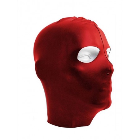 Cagoule datex rouge ouvertures yeux