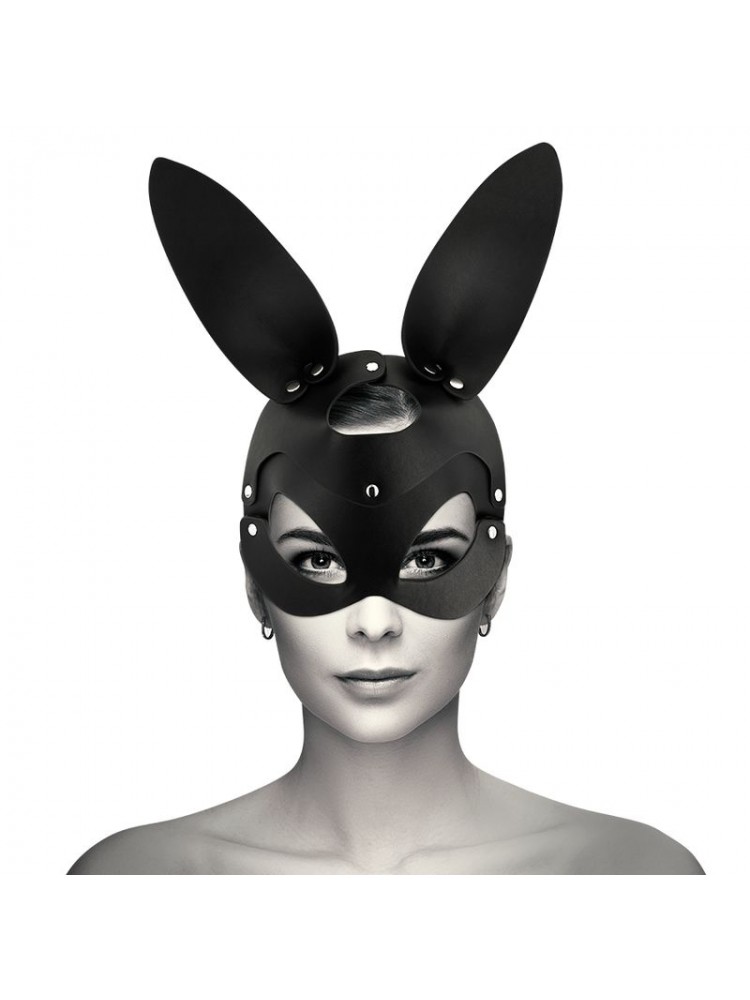 Masque oreilles de lapin ajustable porté