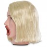 Masturbateur visage blonde vu de profil