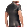 T-shirt vega rouge et noir vu de dos