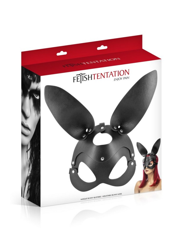Masque oreilles bunny ajustable : packaging