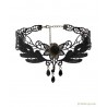 Collier noir Victoria vu de face