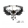 Collier noir Victoria : dimensions et poids