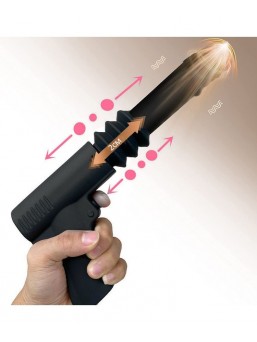 Gode vibrant gun : modes de poussée