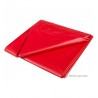 Drap vinyle rouge 180x220 cm plié