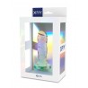 Gode transparent réaliste jelly 12x2,6 cm : packaging
