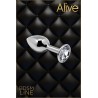 Rosebud alu bijou cristal transparent taille m et l