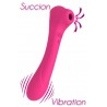 Double stimulation Quiver rose : modes succion vibration