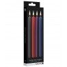 Lot 4 bougies colorées sm : packaging