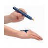 Bougie sm basse température bleue : utilisation sur peau