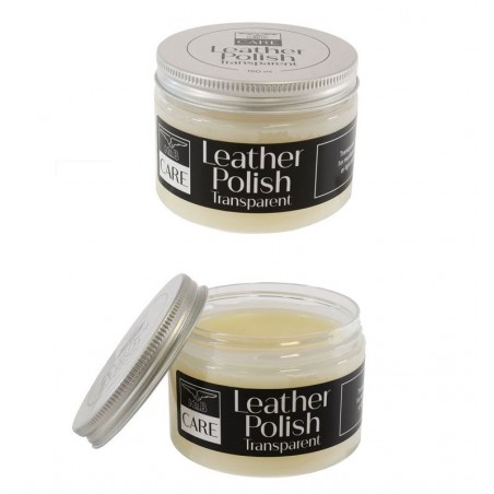 Entretien cuir polish transparent