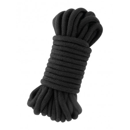 Corde bondage noire en coton