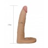 Gode cockring double péné : dimensions