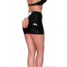 jupe datex petite ouverture fesses : zoom fesses de près