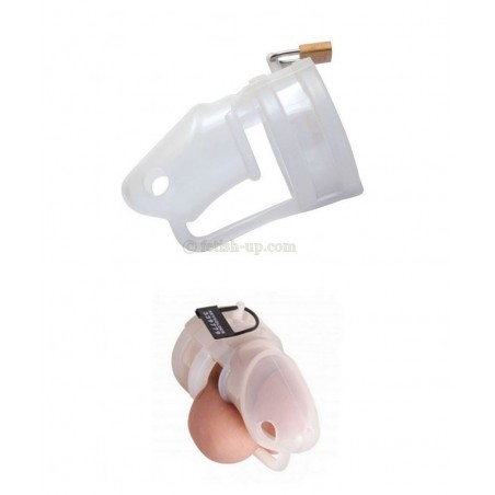 Cage chasteté silicone transparente