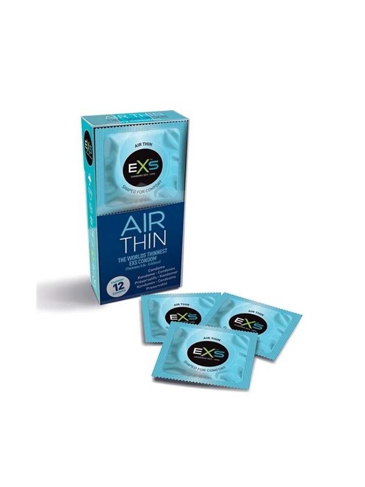 12 préservatifs extra fins  air thin