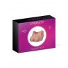 Buste faux seins col rond foncé : packaging