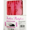 Collants couture résille rouge  - 6