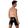 Short latex homme ouvert devant vu de dos