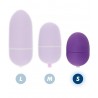 Oeuf vibrant télécommandé lilas : taille S