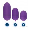 Oeuf vibrant télécommandé lilas : tailles