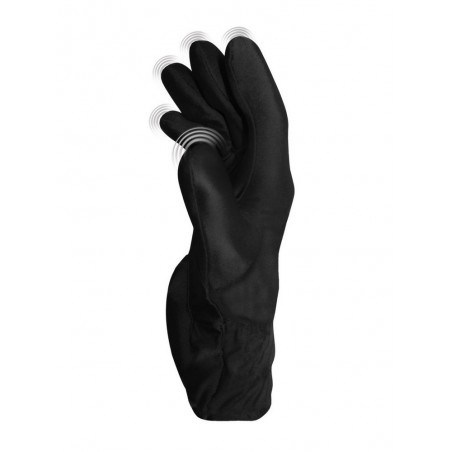 Gant de massage vibrant noir
