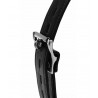 Harnais entraves mains cuisses : détail crans ajustables