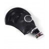 Masque à gaz latex noir avec filtre