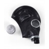 Masque à gaz latex noir avec filtre séparé