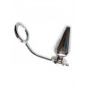 Plug acier chirurgical avec cockring vue 2