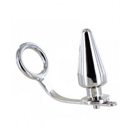 Plug acier chirurgical avec cockring