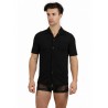 Chemise homme boutons carrés