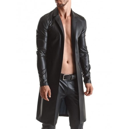 Manteau homme slim de face sur homme