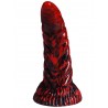 Gode mutant rouge et noir de face