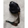 Mini cage de chasteté noire avec sa clef-cadenas
