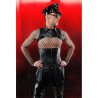 Serre-taille homme porté avec jupette et boléro