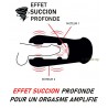 Masturbateur succion vibration : détail succion sur pénis