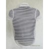 Chemise blanche homme à rayures de dos