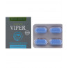 Pilules bleues homme VIPER : 4 comprimés avec boite