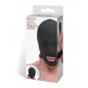 Cagoule lycra ouverture bouche : packaging lux fetish