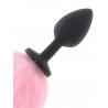Plug queue de licorne lumineuse : détail du plug silicone