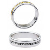 Cockring perles or argent