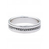 Cockring perles argentées