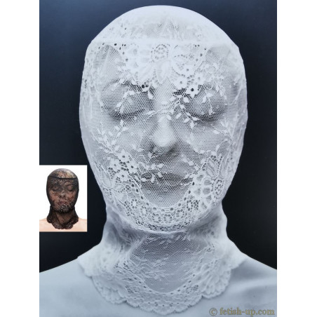 Cagoule dentelle intégrale