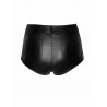Short croco zip entrejambe : détail dos