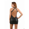 Robe lycra seins nus à anneaux de dos
