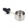Bâillon cendrier avec gode interne : fixation cendrier et gode interne