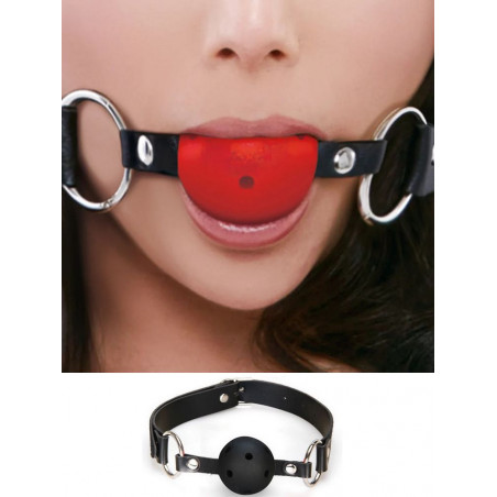 Bâillon boule respirable